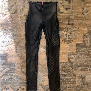 Spanx Faux Leather Moro Legging
